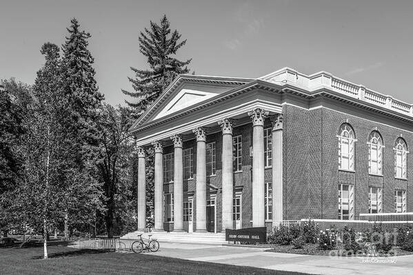 Central Washington Art Print featuring the photograph Central Washington University Shaw Smyer Hall by University Icons