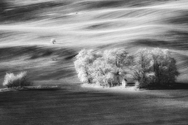 Moravia Art Print featuring the photograph Chapel In Infrared by Piotr Krol (bax)