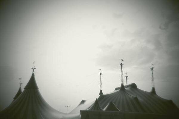 Circus Tent Art Print featuring the photograph Circus Tent by Copyright Lynn Longos
