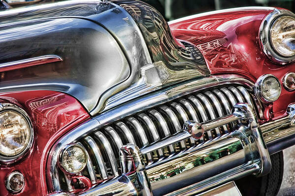 Funky Art Print featuring the photograph Classic American Car by Nycshooter