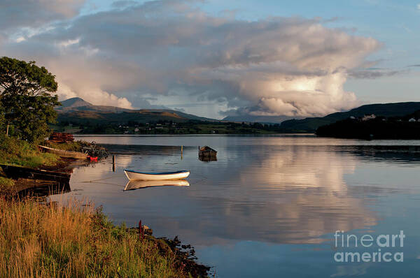 Tranquility Art Print featuring the photograph Coastal Scene Near Portree On Isle Of by Charles Bowman