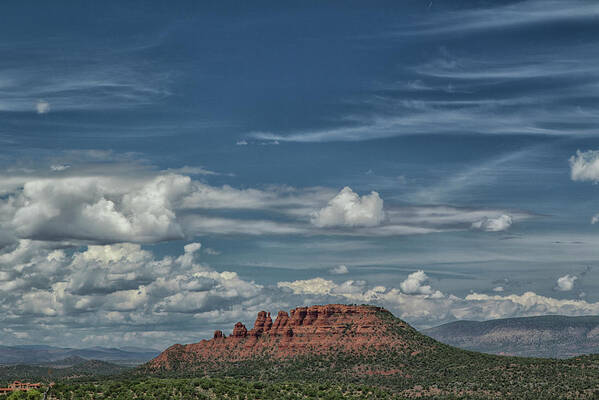  Sedona Art Print featuring the photograph Cockscomb Mountain by Tom Kelly