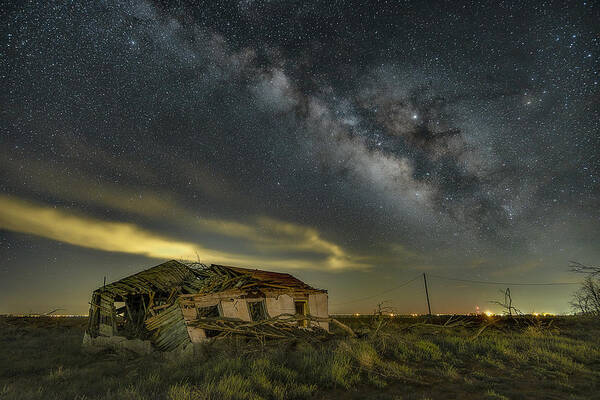 Milky Way Art Print featuring the photograph Collapsing Time and Space by James Clinich