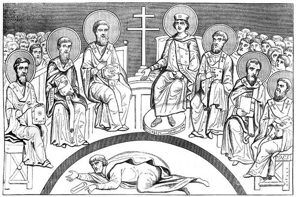 Engraving Art Print featuring the drawing Commemoration Of The Second Council by Print Collector