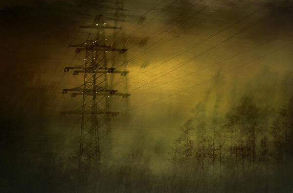 Electricity Art Print featuring the photograph Contact by Nel Talen