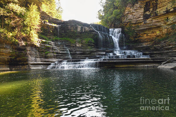 Cummins Falls State Park Art Print featuring the photograph Cummins Falls 12 by Phil Perkins