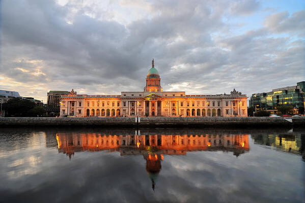 Dublin Art Print featuring the photograph Custom Building, Dublin by Freder