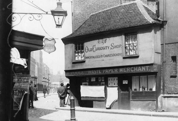 Charles Dickens Art Print featuring the photograph Dickens Shop by F. J. Mortimer