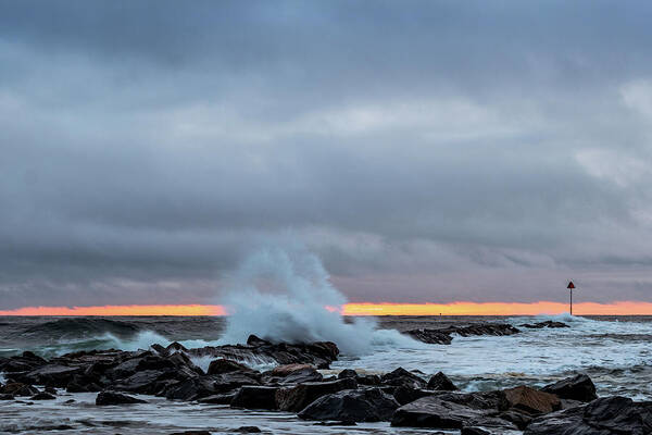 New Hampshire Art Print featuring the photograph Dramatic Beginnings. by Jeff Sinon