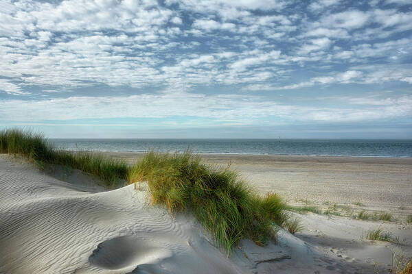 Horizon Over Water Art Print featuring the photograph dutch dunes II by Joachim G Pinkawa