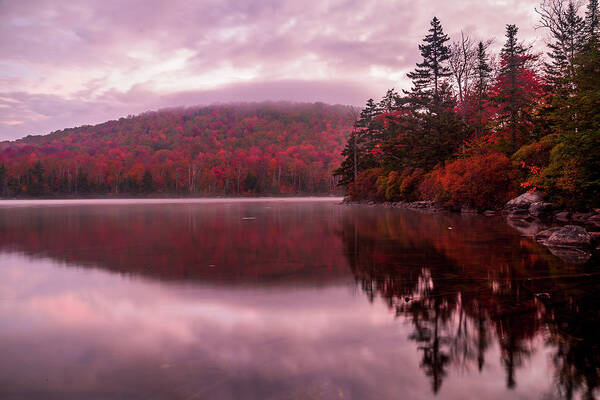 Fall Art Print featuring the photograph Early Morning Kettle Pond by Tim Kirchoff