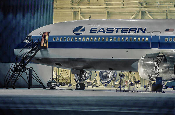 Eastern Airlines Art Print featuring the photograph Night Moves - Eastern Airlines L-1011 TriStar by Erik Simonsen