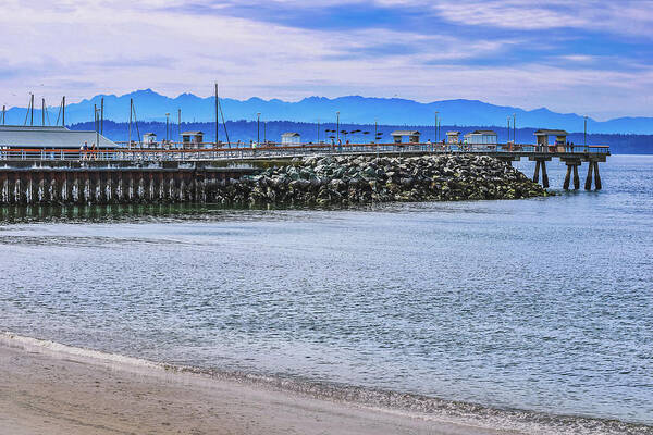 Dock Art Print featuring the photograph Edmonds Dock by Anamar Pictures
