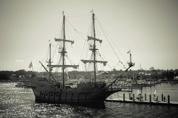 Water Art Print featuring the photograph El Galeon Andalucia by Joe Leone