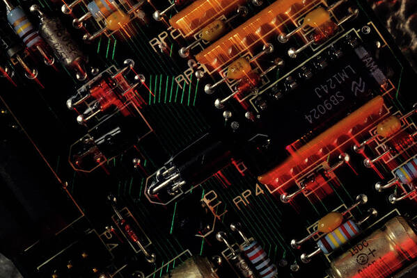 Part Of A Series Art Print featuring the photograph Electronic Manufacturing Micro by Kim Steele