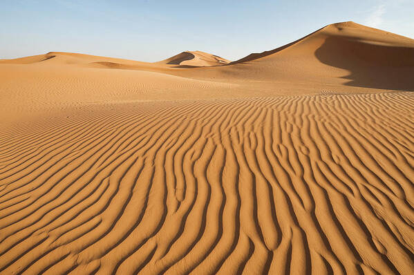 Scenics Art Print featuring the photograph Empty Quarter, Oman by Franz Aberham