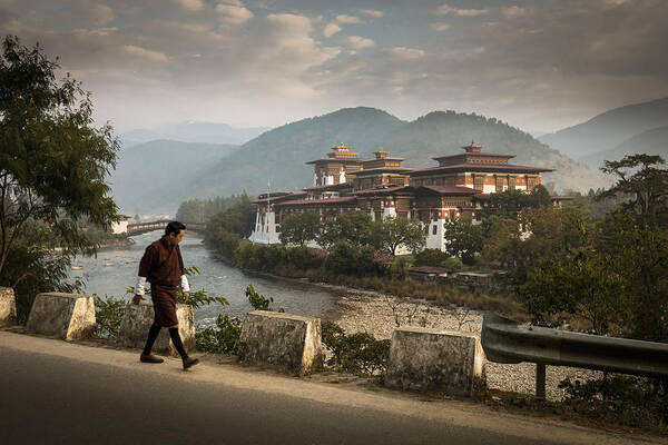 Bhutan Art Print featuring the photograph Fairy Land Of Bhutan by Dan Mirica