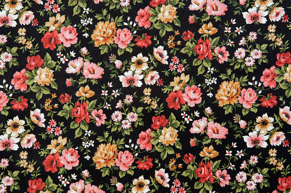 floral print wallpaper