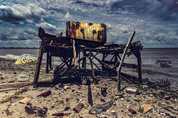 Brooklyn Art Print featuring the photograph Flotsam And Jetsam At Dead Horse Bay by Chris Lord
