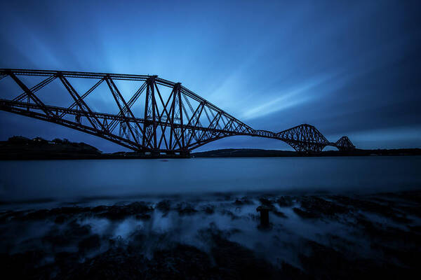 Tranquility Art Print featuring the photograph Forth Rail Bridge by Graham Mackay