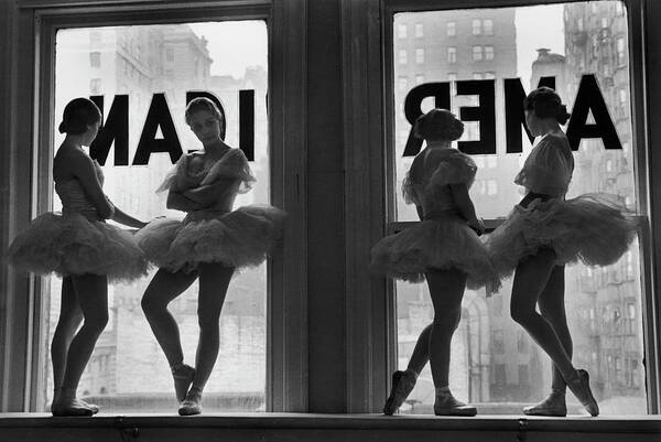 George Balanchine Art Print featuring the photograph George Balanchine's School American Ballet by Alfred Eisenstaedt