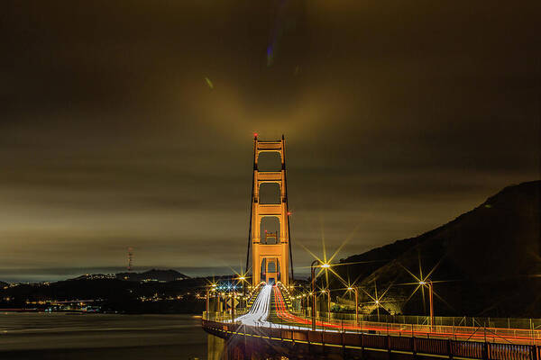 Golden Gate Bridge Art Print featuring the photograph Golden Gate Bridge, San Francisco by Julieta Belmont