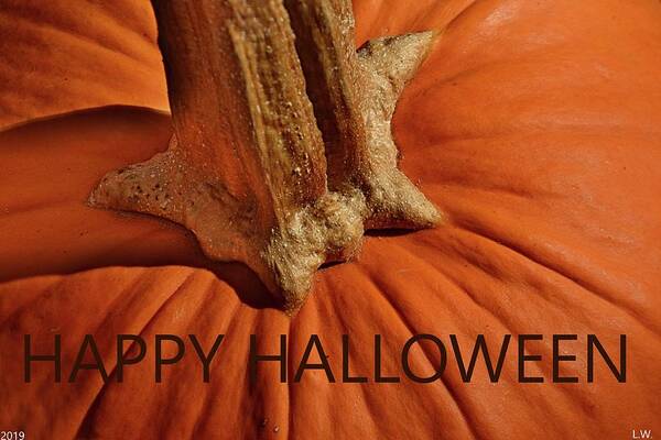 Happy Halloween Art Print featuring the photograph Happy Halloween by Lisa Wooten