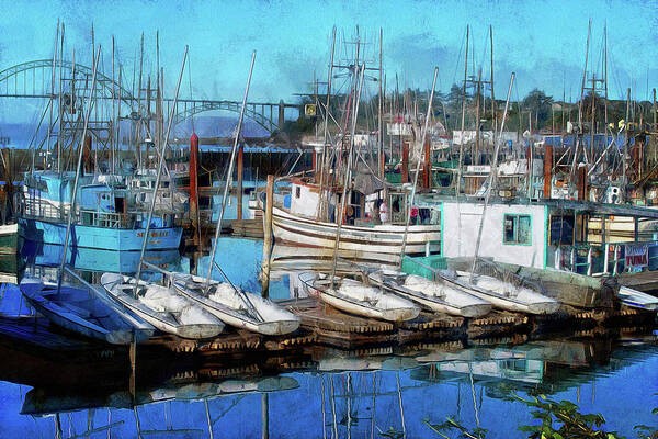 Newport Art Print featuring the photograph Harbor View by Thom Zehrfeld
