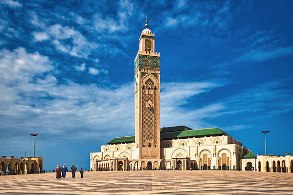 Morocco Art Print featuring the photograph Hassan Mosque - Morocco by Stuart Litoff