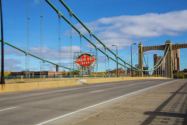  Art Print featuring the photograph Hennepin Ave Bridge by Nancy Dunivin