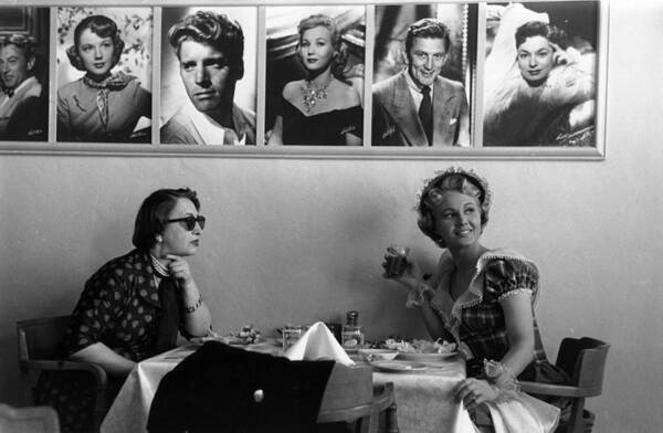 1950-1959 Art Print featuring the photograph Hollywood Cafe by Kurt Hutton