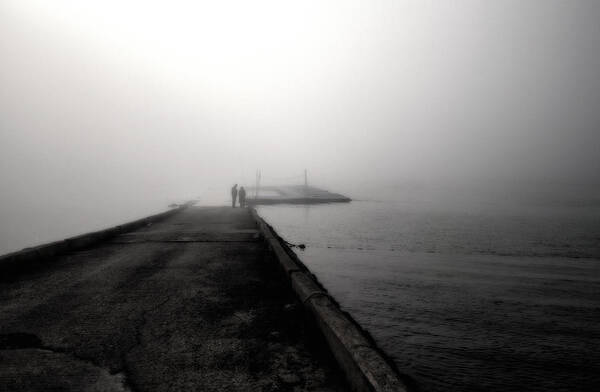 Morning Art Print featuring the photograph In The Fog by Mi Young Choi