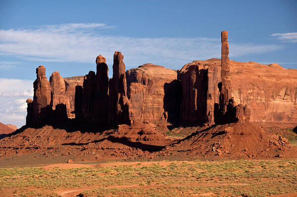 Toughness Art Print featuring the photograph Inner Canyon Landscape, Totem Pole by John Elk