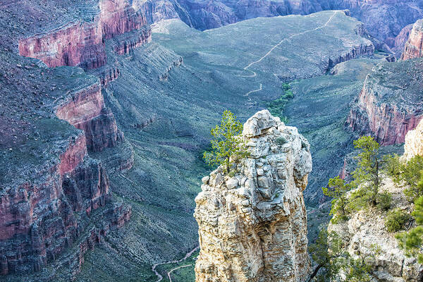 Inside The Canyon Art Print featuring the photograph Inside the Canyon, Grand Canyon 4 by Felix Lai