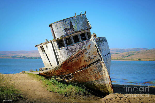 Inverness Shipwreck Art Print featuring the photograph Inverness Shipwreck by Veronica Batterson