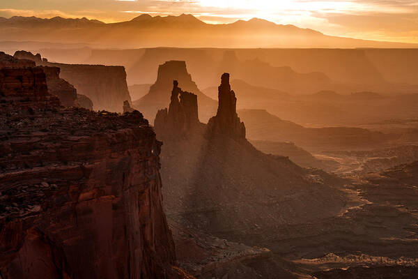 Sunrise Art Print featuring the photograph Island In The Sky by Ariel Ling