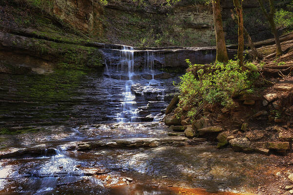 Waterfall Art Print featuring the photograph Jackson Falls - Natchez Trace by Susan Rissi Tregoning