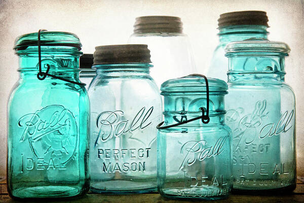 Jars 6 Art Print featuring the photograph Jars 6 by Jessica Rogers