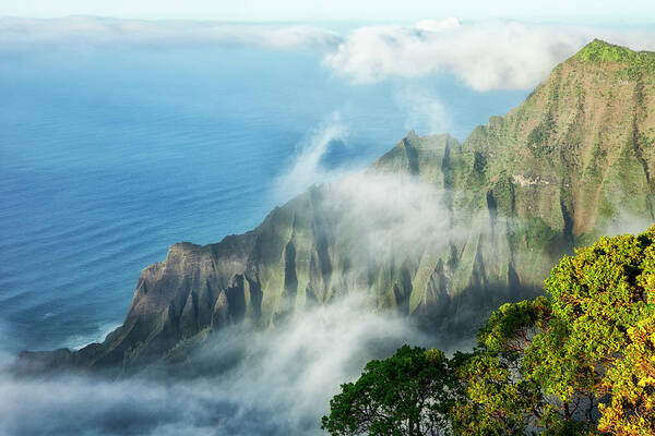 Scenics Art Print featuring the photograph Kalalau Valley by Jhorrocks
