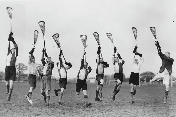 Education Art Print featuring the photograph Lacrosse Practice by Reg Speller