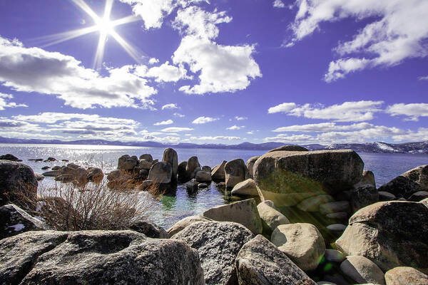 Lake Tahoe Water Art Print featuring the photograph Lake Tahoe 4 by Rocco Silvestri