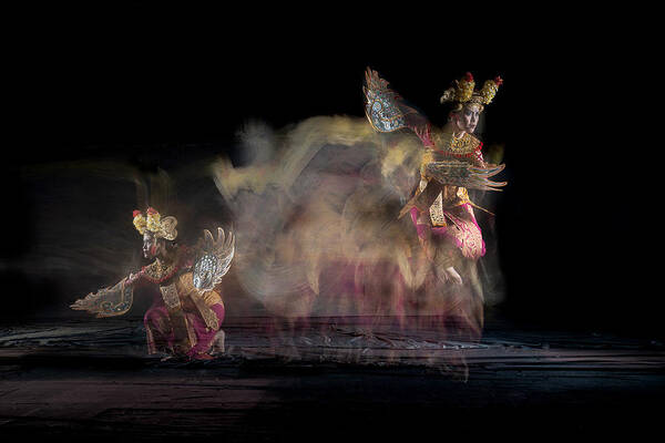 Dance Art Print featuring the photograph Legong, Bali, Indonesia by Hardiono Pusponegoro