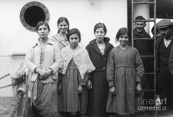 Ugliness Art Print featuring the photograph Mail-order Brides From Greece by Bettmann