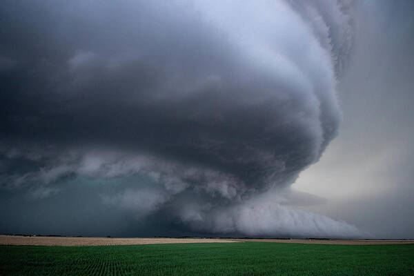 Mesocyclone Art Print featuring the photograph Mesocyclone by Wesley Aston
