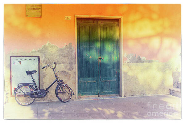 Bikes Art Print featuring the photograph Monterosso 6 by Becqi Sherman