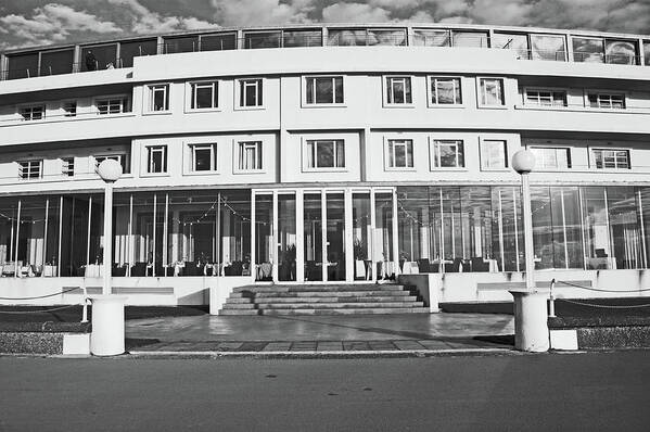 Morecambe Art Print featuring the photograph MORECAMBE. The Midland Hotel by Lachlan Main