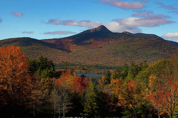 Chocorua Fall Colors Art Print featuring the photograph Mount Chocorua New Hampshire by Jeff Folger