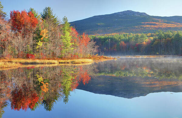 Scenics Art Print featuring the photograph Mount Monadnock In Autumn by Denistangneyjr
