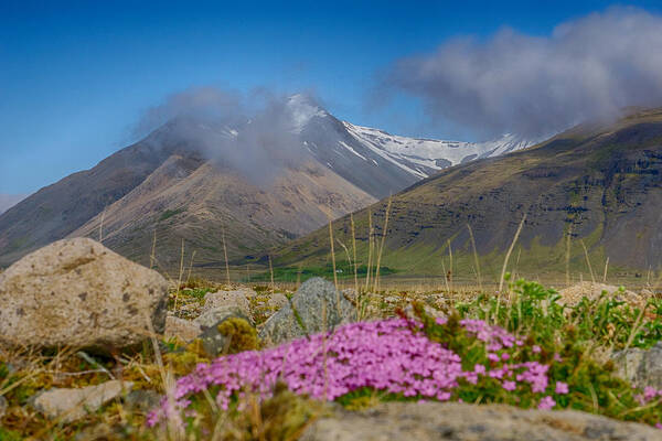 Iceland Art Print featuring the photograph Mountains in the Distance by Amanda Jones