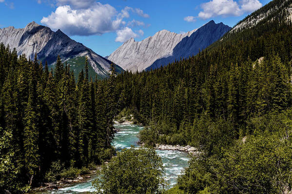 Tranquility Art Print featuring the photograph Mountains Just Make Me Happy by Josiane St Pierre